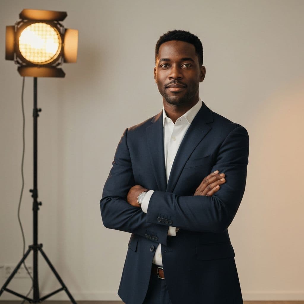 Professional businessman in suit